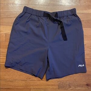 Fila Men's Dark Gray Athletic Shorts